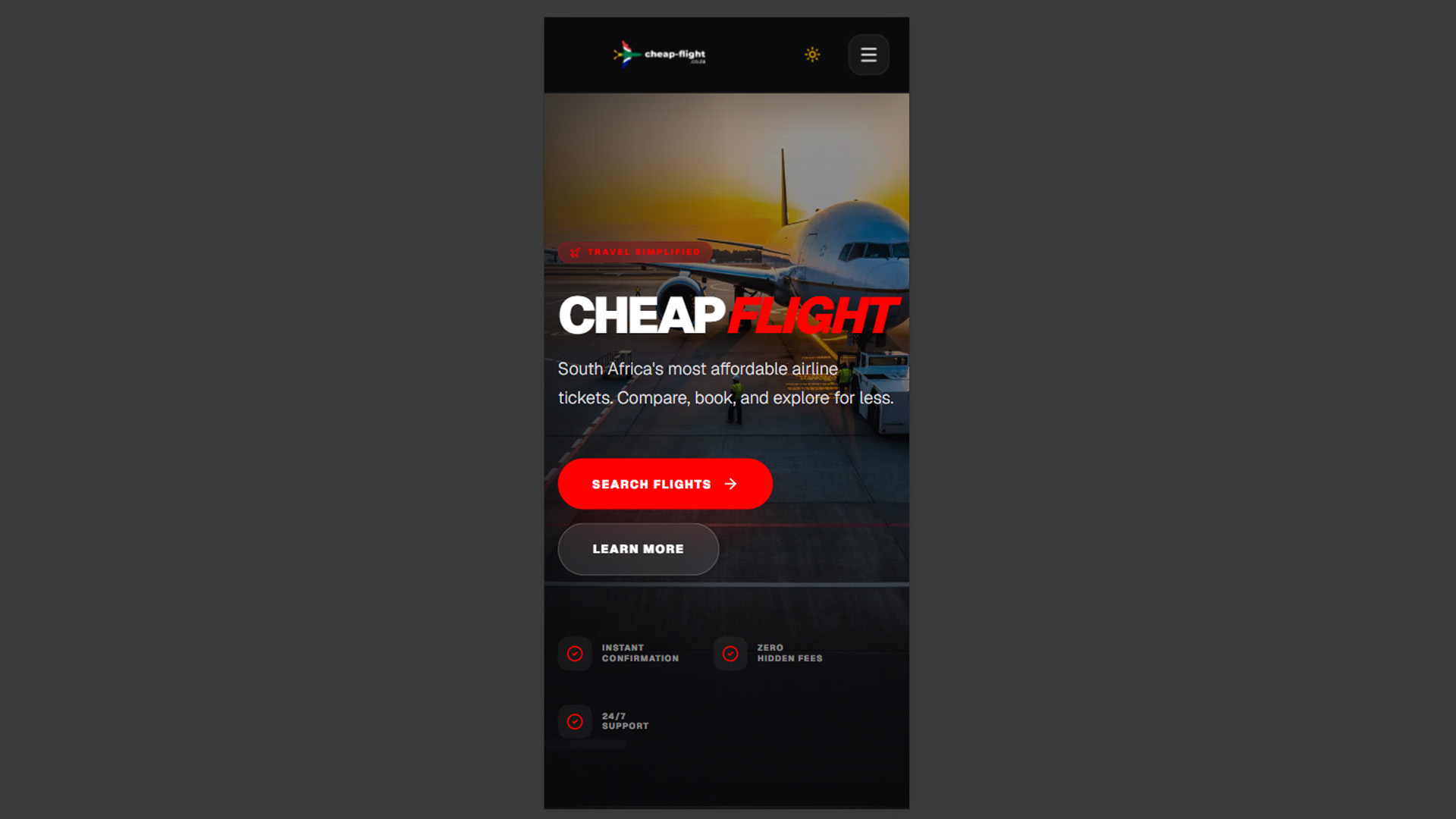 Cheap Flights South Africa Screenshot 3