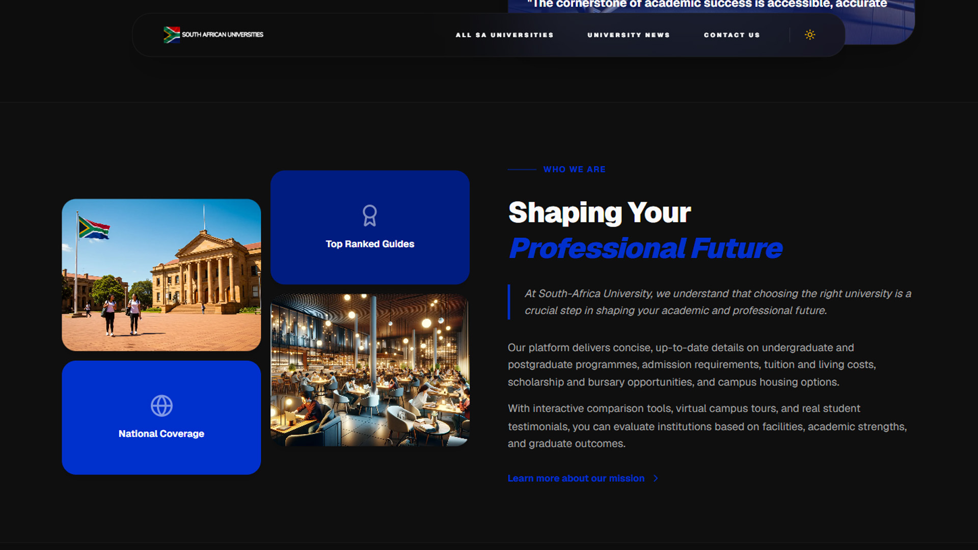 South African Universities Screenshot 2
